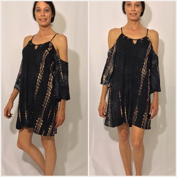 New Arrival 💗 Off the Shoulder Tie Dye Dress - Picture 2 of 6
